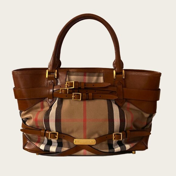 Burberry Bridle Medium Lynher Tote - Picture 1 of 11